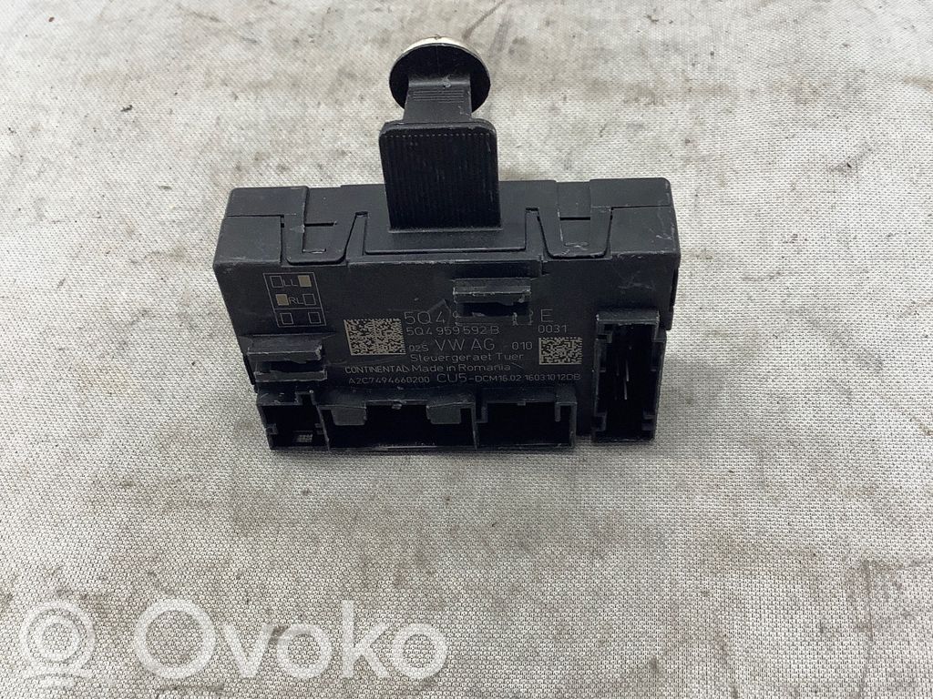 Skoda Octavia Mk3 (5E) Other control units/modules 