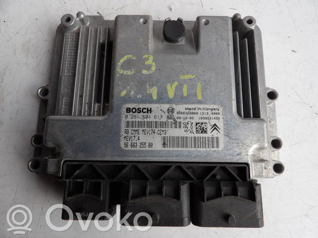 Engine control unit/module   0261S04617,9666320880,9666325580