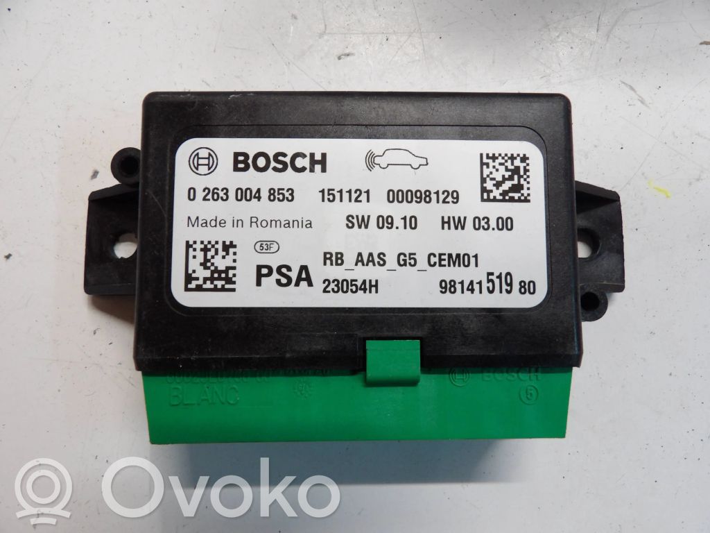 Parking PDC control unit/module   9814151980,00098129,0263004853