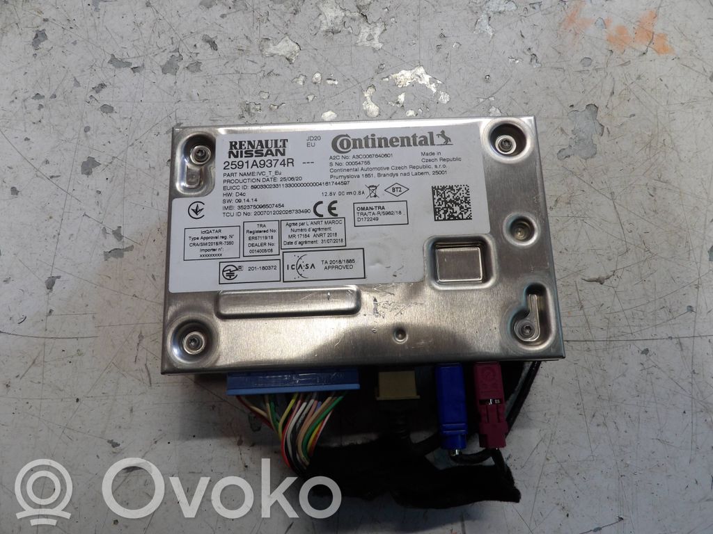 Unité / module navigation GPS   2591A9374R,A3C0067640601