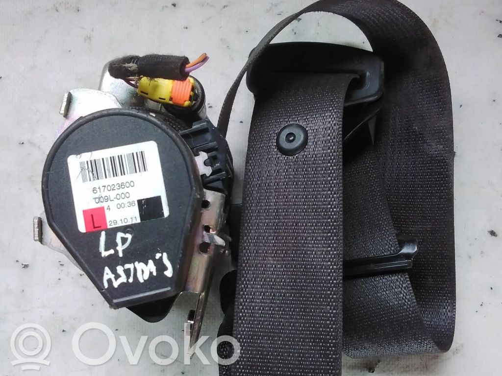 Opel Astra J Cinturón delantero 