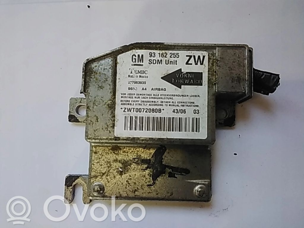 Opel Tigra B Airbag control unit/module 