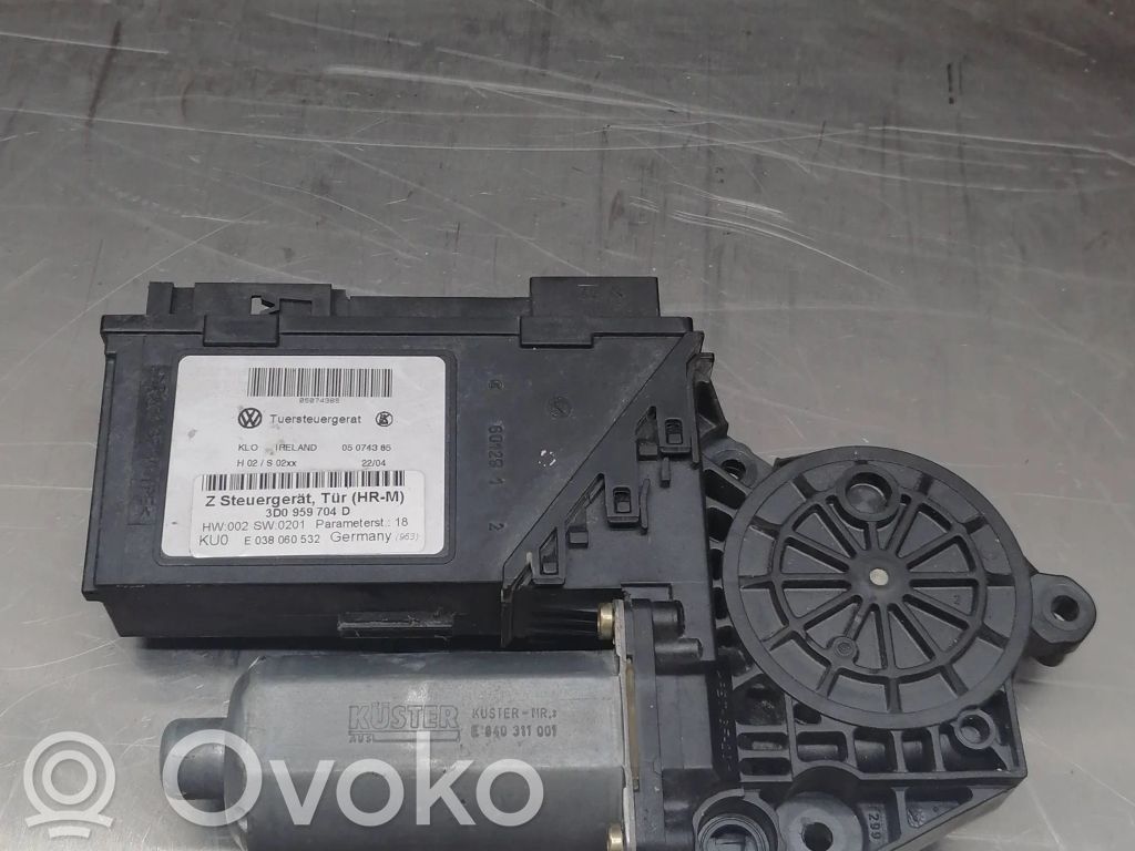 Volkswagen Phaeton Elektriskā loga pacelšanas mehānisma komplekts 