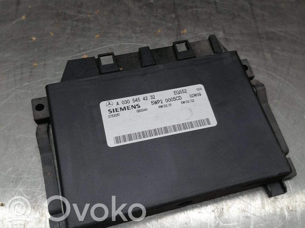 Sterownik / Moduł skrzyni biegów   A0305454232