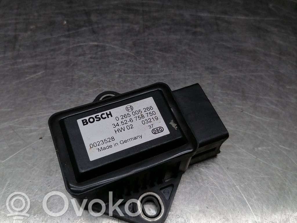 BMW 5 E60 E61 ESP acceleration yaw rate sensor 