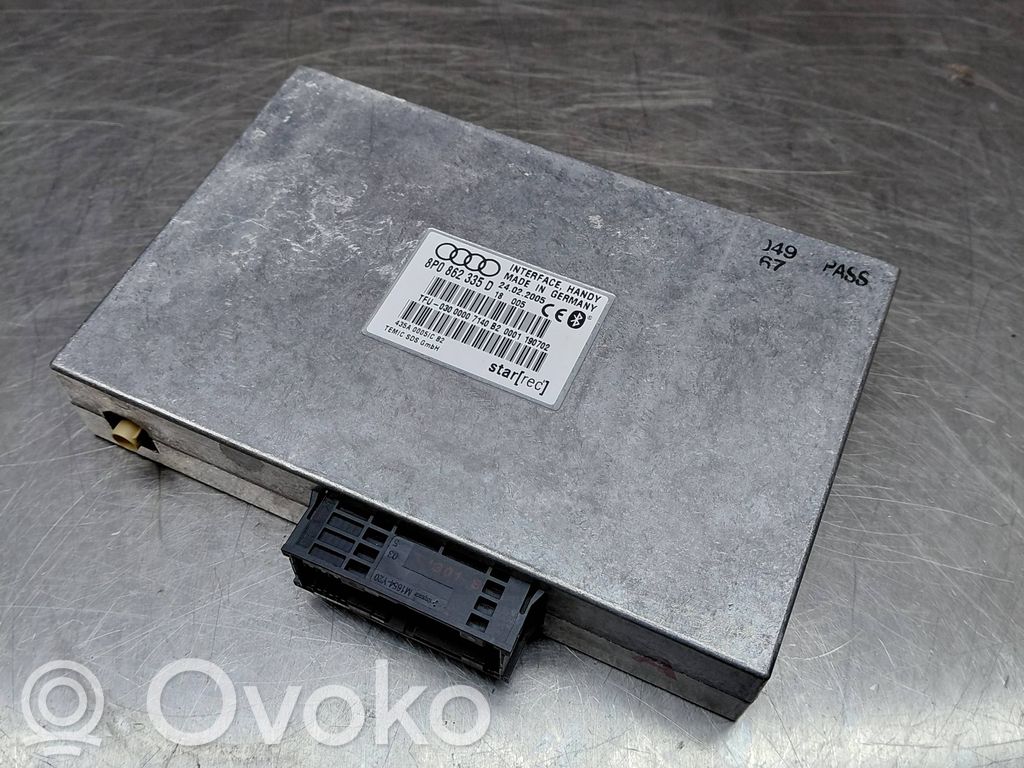 Audi A4 S4 B7 8E 8H Bluetooth control unit module 