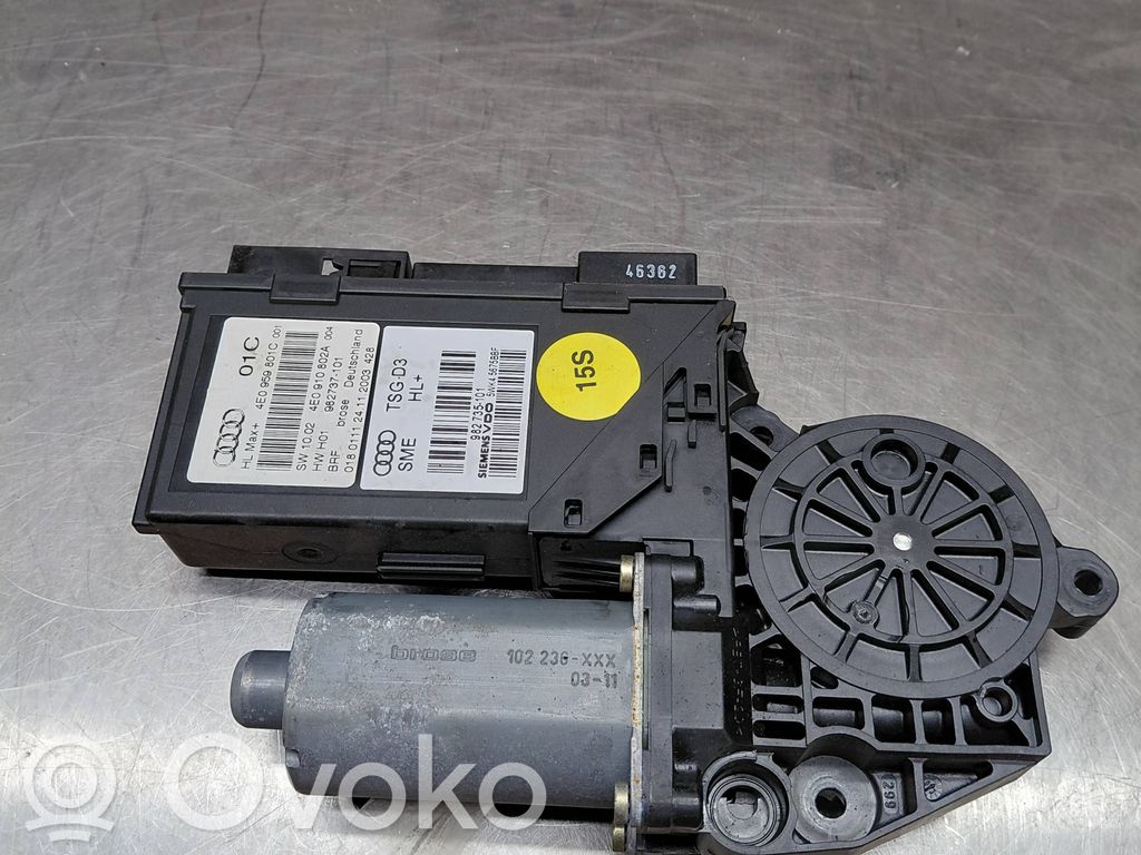 Audi A8 S8 D3 4E Asa reguladora de la puerta trasera 