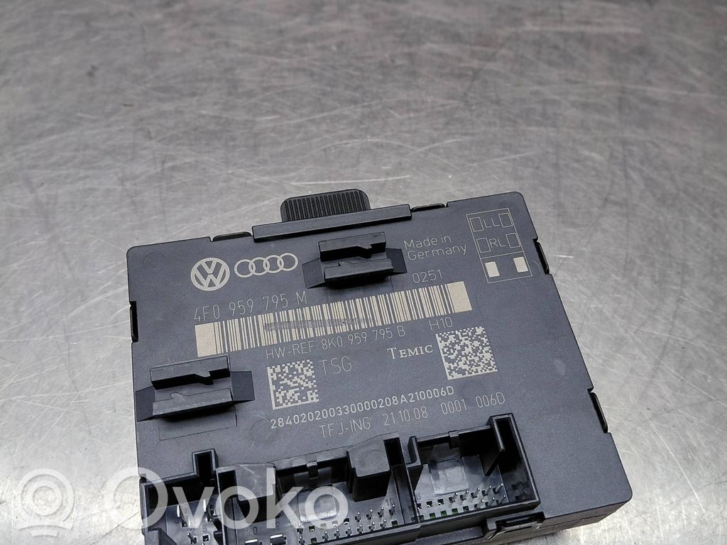 Unité de commande module de porte   4F0959795M,8K0959795B
