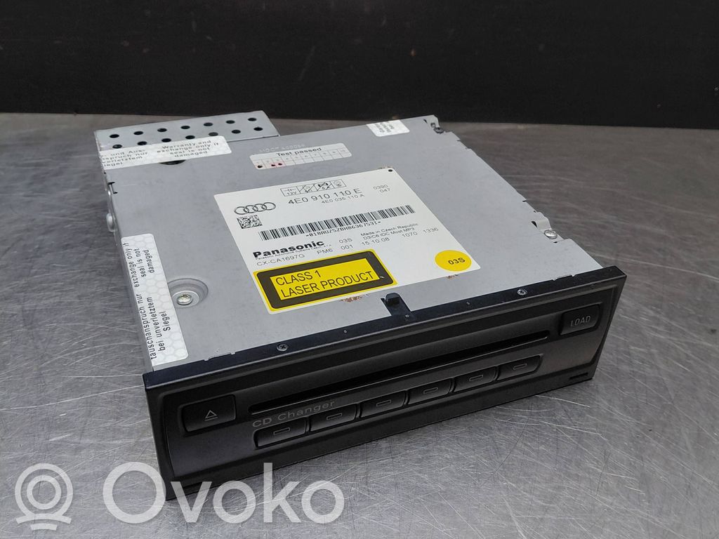 Audi A6 S6 C6 4F CD/DVD mainītājs 