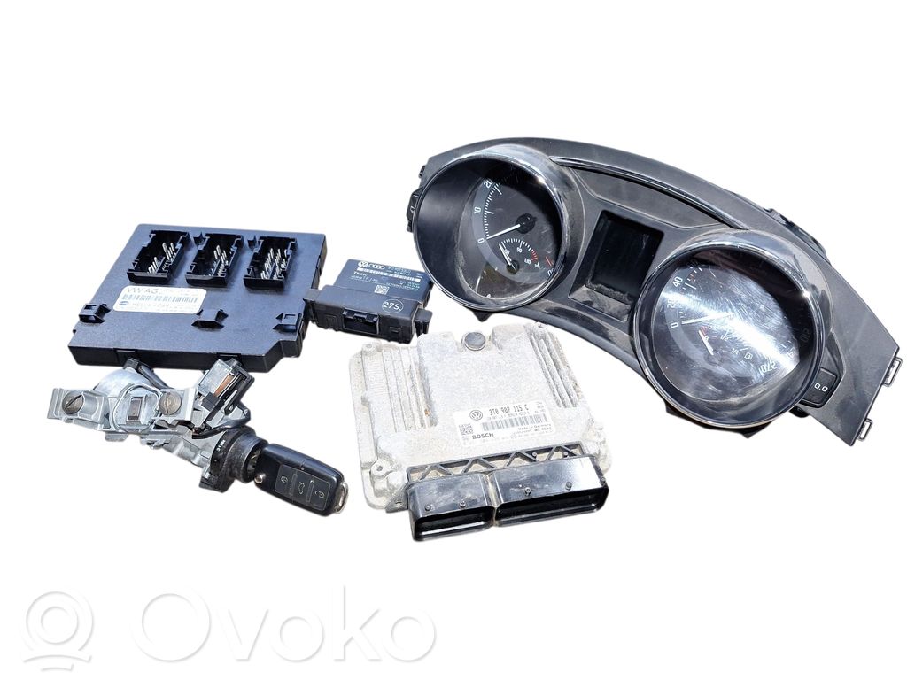 Skoda Superb B6 (3T) Engine ECU kit and lock set 