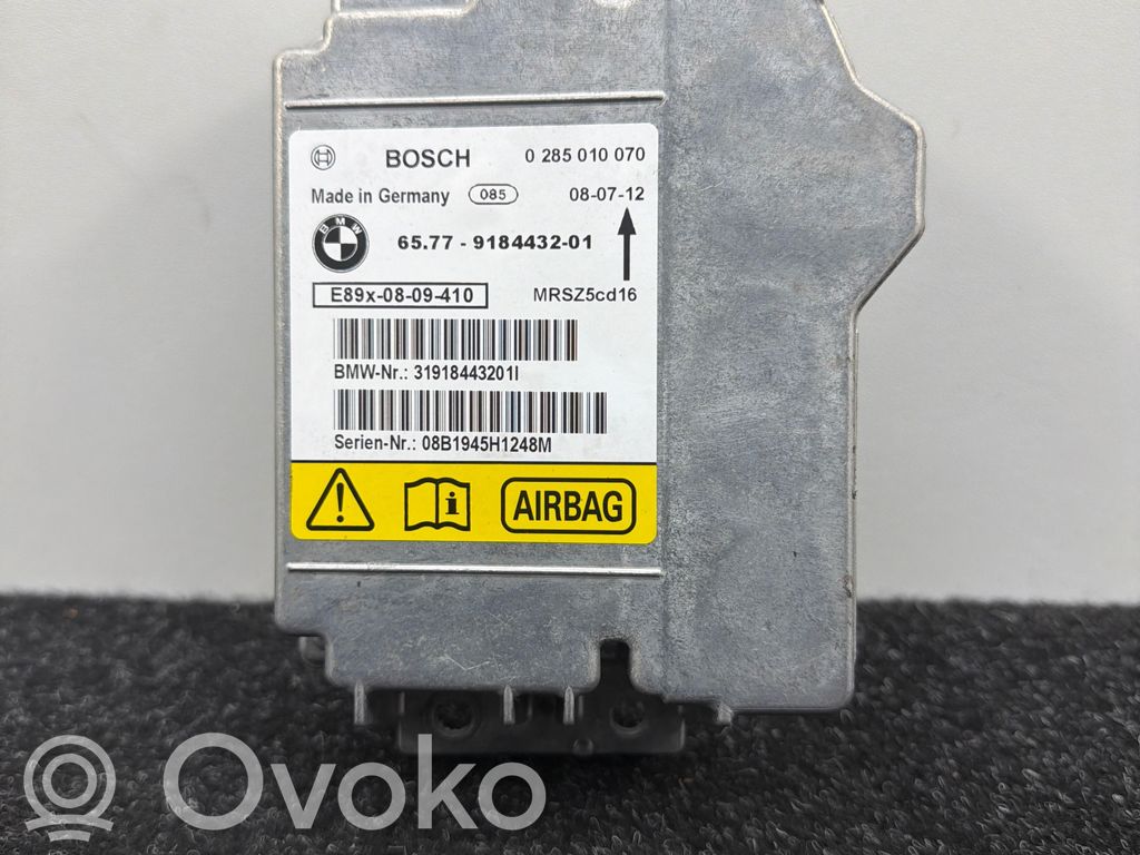 Airbag control unit/module   9184432,0285010070,MRSZ5CW16,31918443201