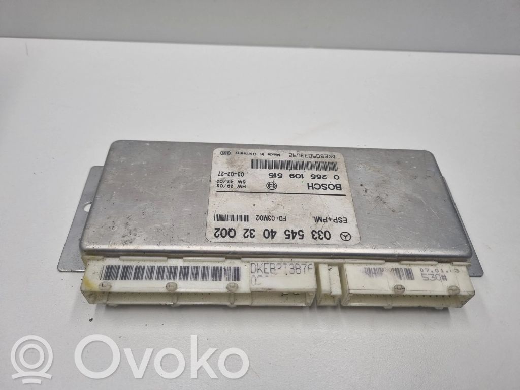 Mercedes-Benz E W211 ESP (stability system) control unit 