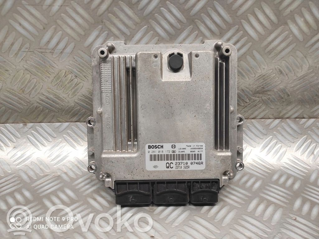 Engine control unit/module   237100746R,0281018172