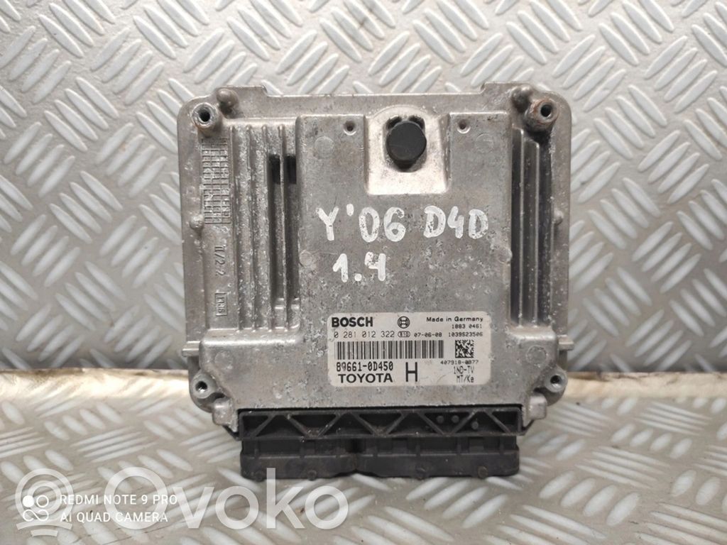Toyota Yaris Sterownik / Moduł ECU 