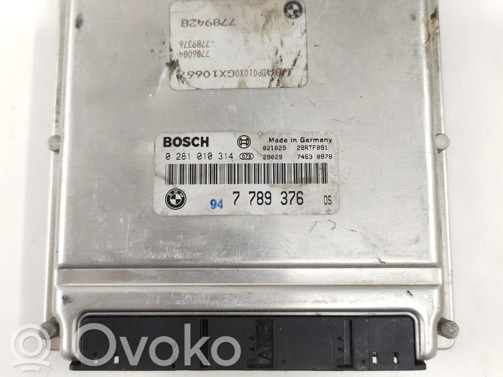 BMW 5 E39 Unidad de control/módulo ECU del motor 