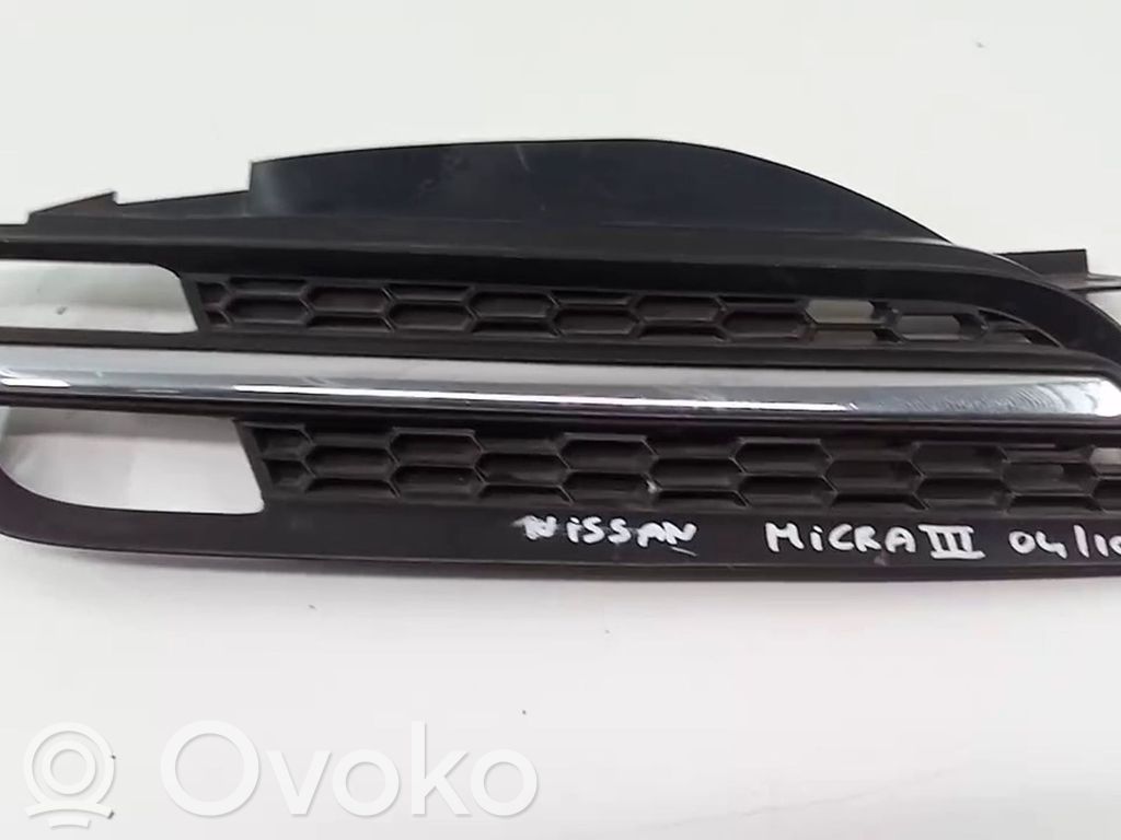 Nissan Micra Front fog light trim/grill 