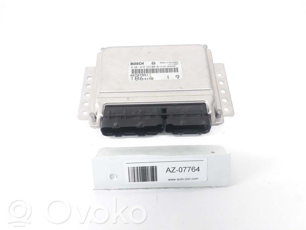 Engine control unit/module fan   0281010334,46747951