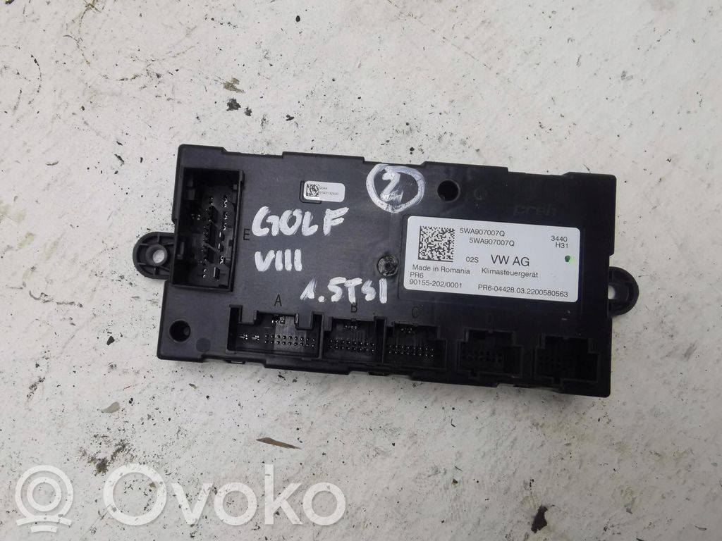 Volkswagen Golf VIII Moduł / Sterownik klimatyzacji 