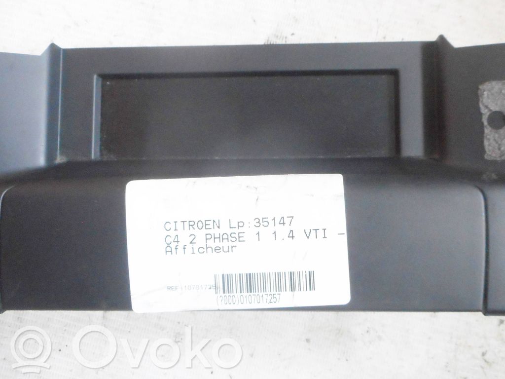 Citroen C4 II Screen/display/small screen 