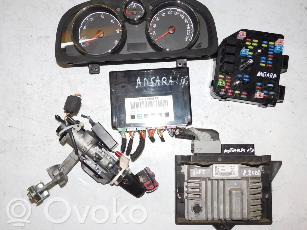 Engine ECU kit and lock set   25192581,DCM37AP,22915543,22743215,95381499,95392841