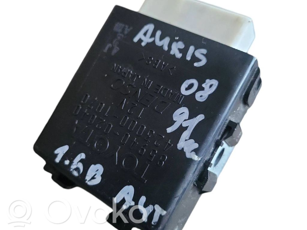 Toyota Auris 150 Window wiper relay 