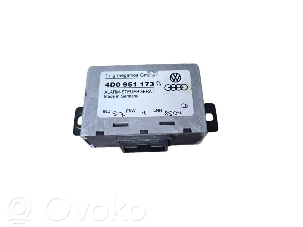 Audi A8 S8 D2 4D Alarm control unit/module 