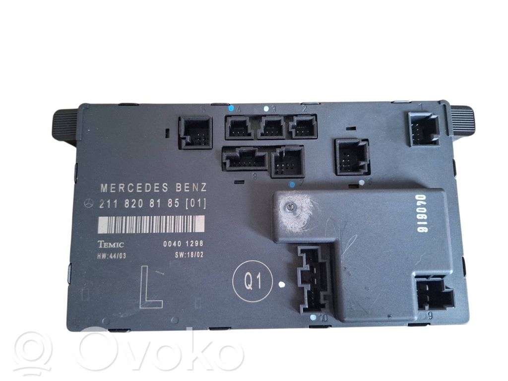 Mercedes-Benz E W211 Door control unit/module 