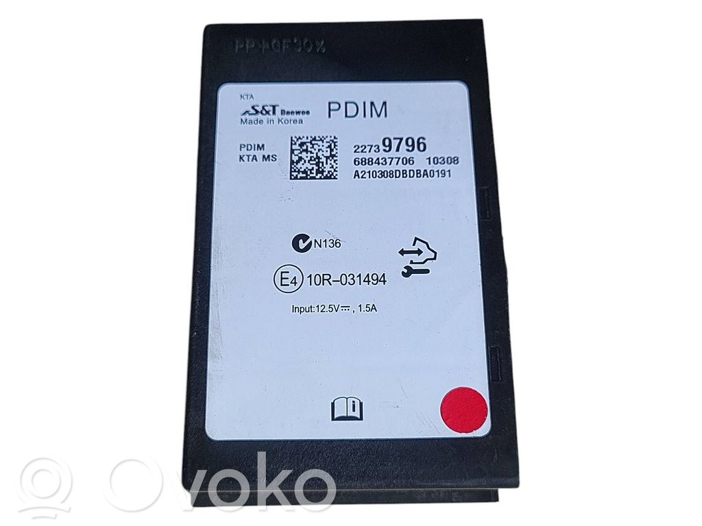 Opel Astra J Bluetooth control unit module 