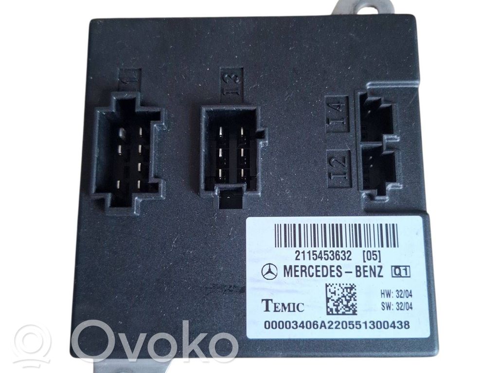 Mercedes-Benz E W211 Module confort 