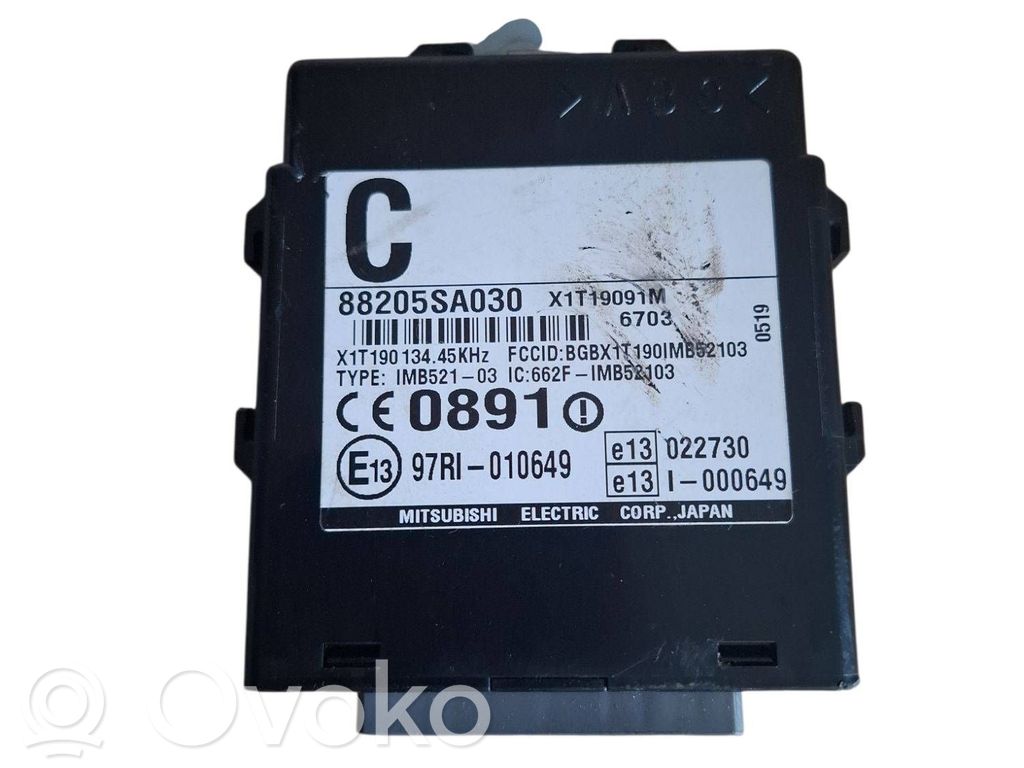 Immobilizer control unit/module   88205SA030