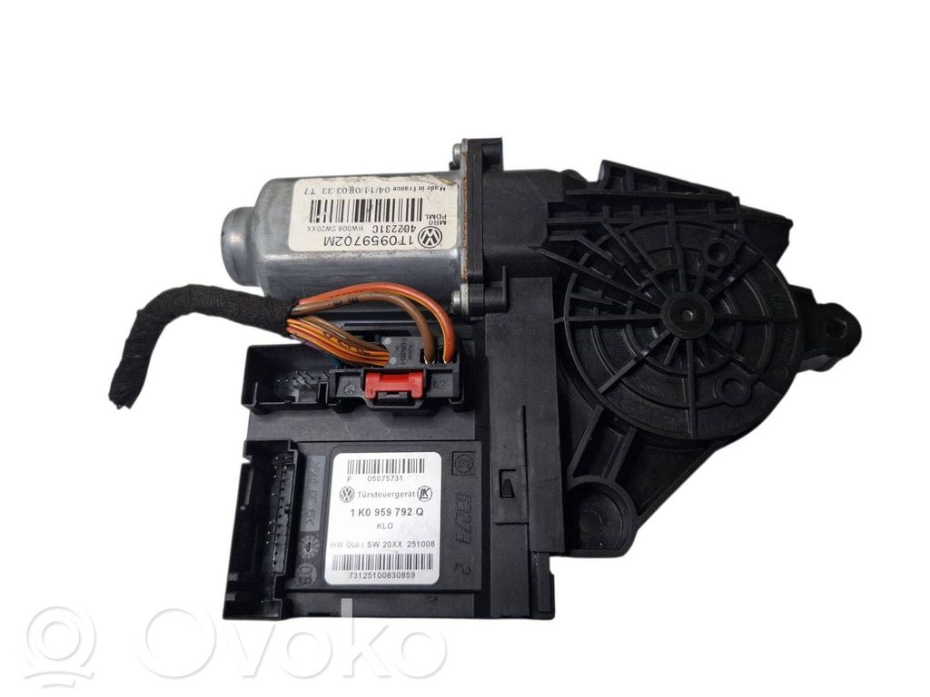 Volkswagen Caddy Silnik regulatora szyby drzwi przednich 