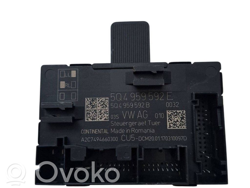 Volkswagen Golf VII Other control units/modules 