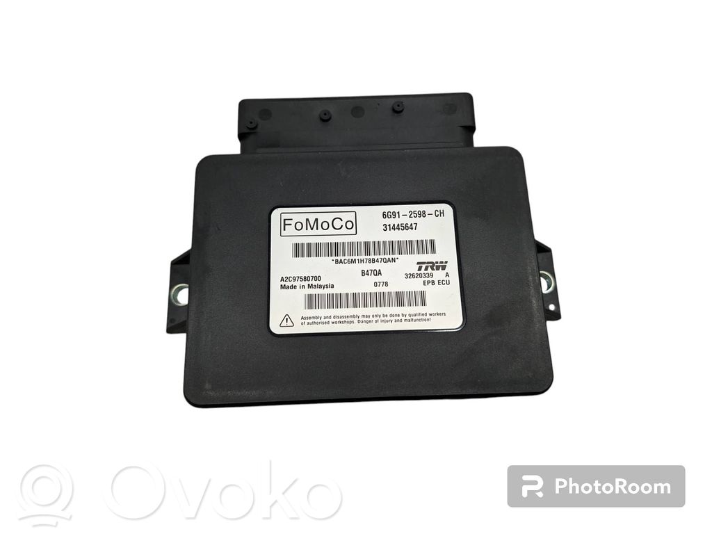 Volvo XC60 Hand brake control module 