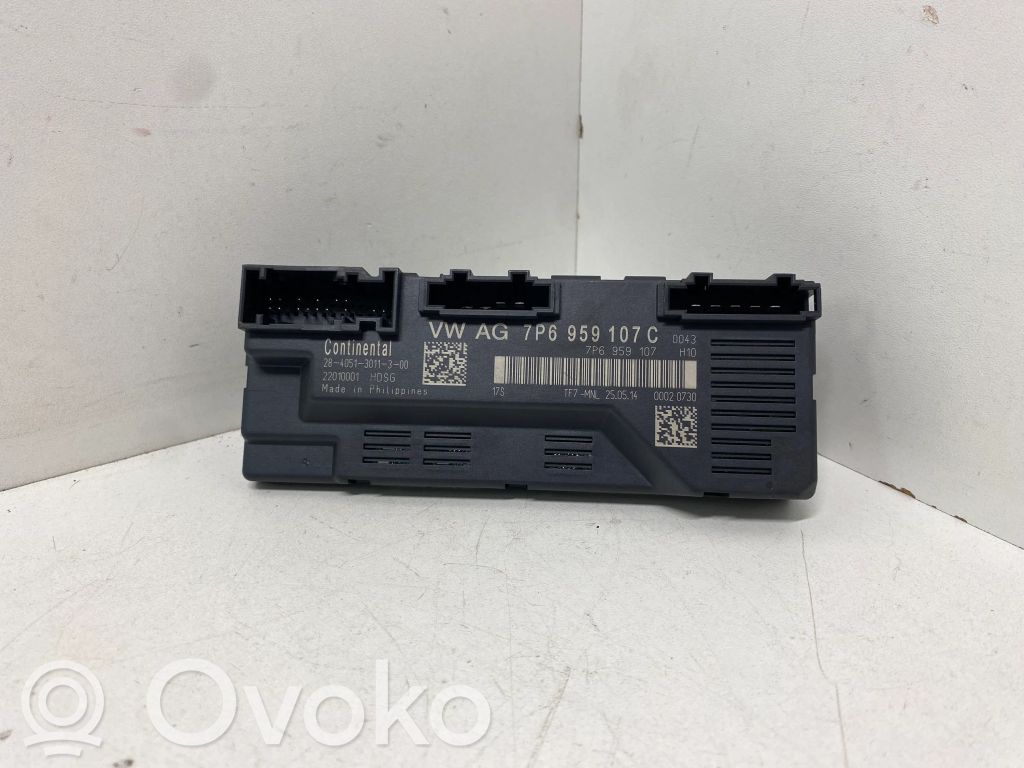 Sterownik / Moduł elektrycznej klapy tylnej / bagażnika   7P6959107C