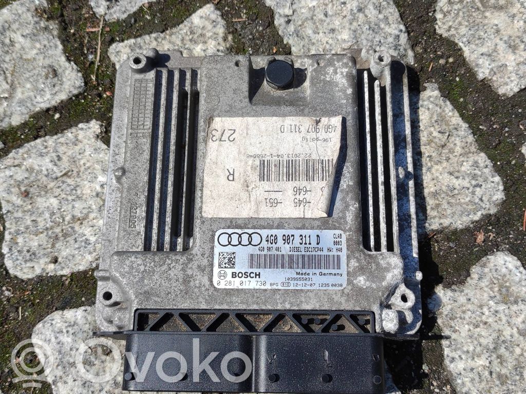 Audi A6 S6 C7 4G Engine control unit/module 