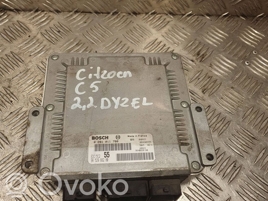 Engine control unit/module   9640938180,9652966280,0281011780