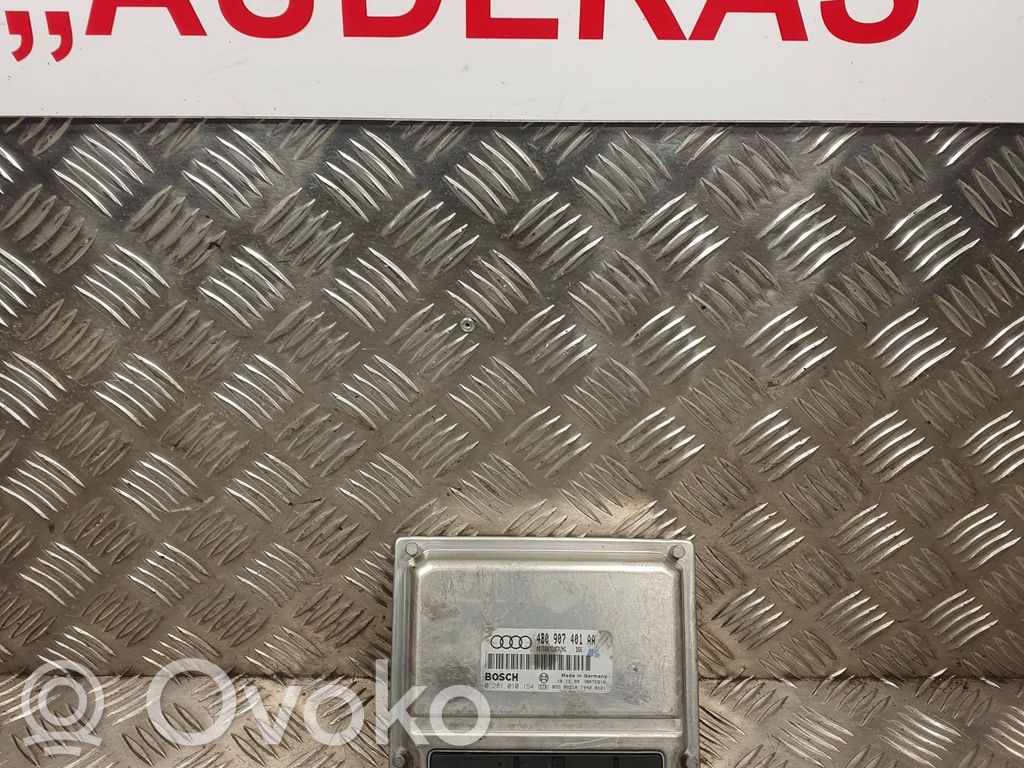 Engine control unit/module   4B0907401AA,28RTE610,0281010154