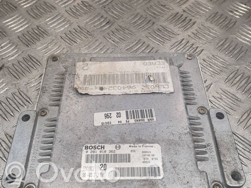 Peugeot 306 Engine control unit/module 