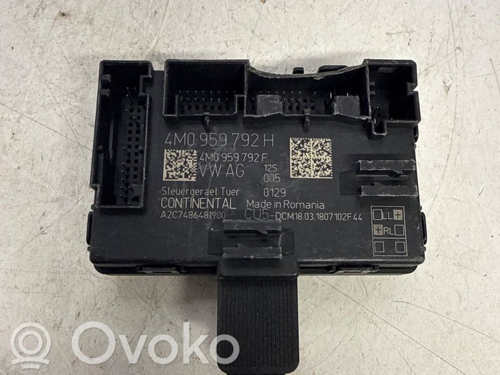 Door control unit/module   4M0959792H,4M0959792F,A2C7486481900
