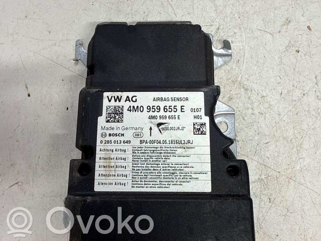 Airbag control unit/module   4M0959655E,0285013649