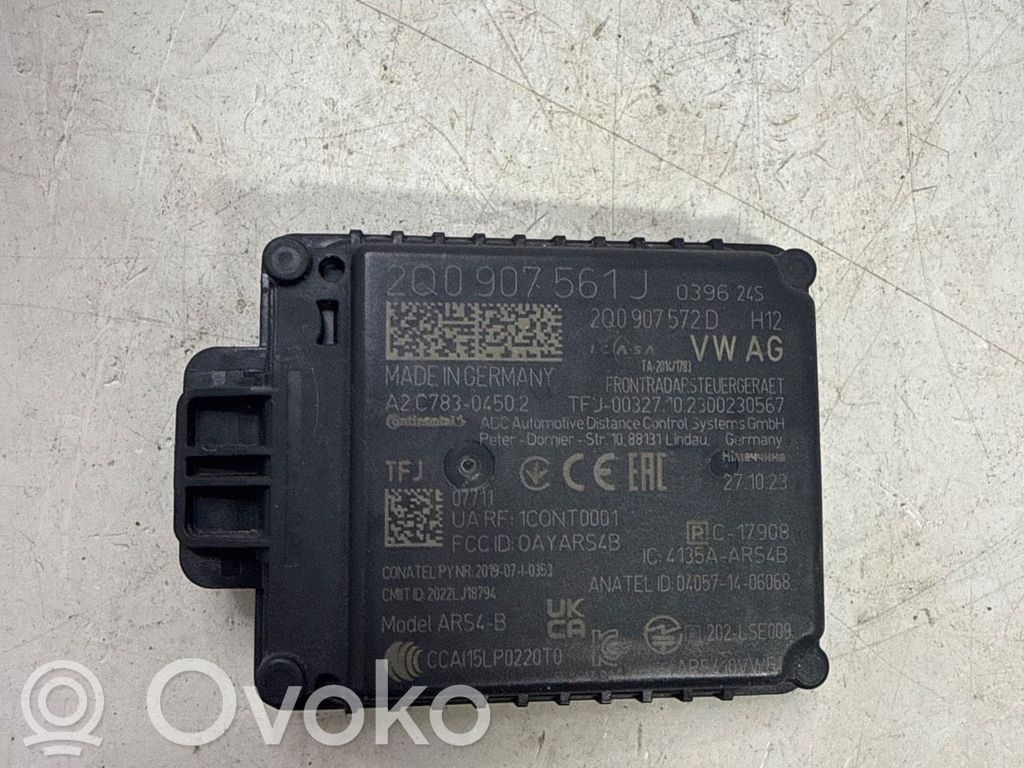 Sensor de radar Distronic   2Q0907561J,2Q0907572D