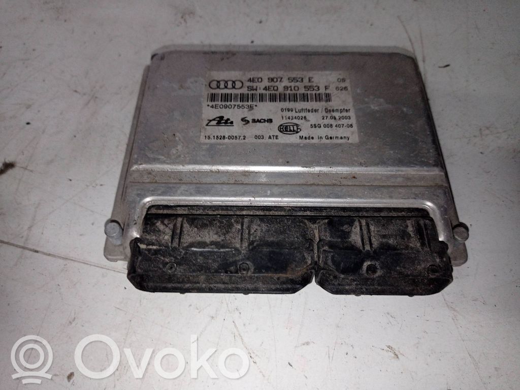 Audi A8 S8 D3 4E Module de commande suspension 