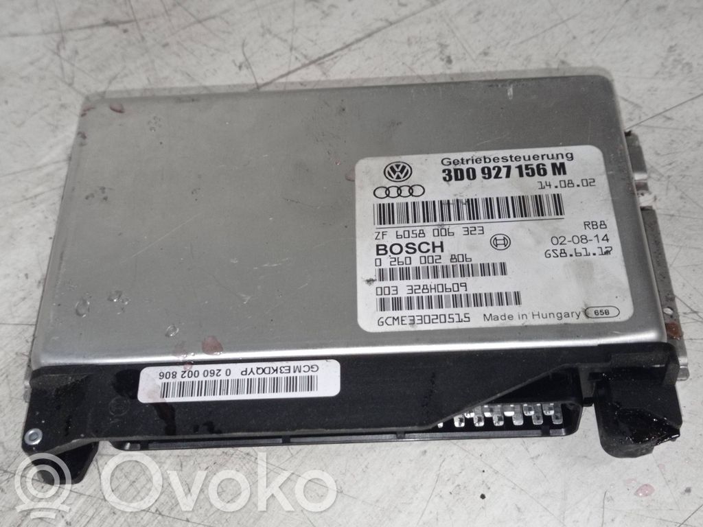 Gearbox control unit/module   3D0927156M,0260002806,6058006323,328H0609