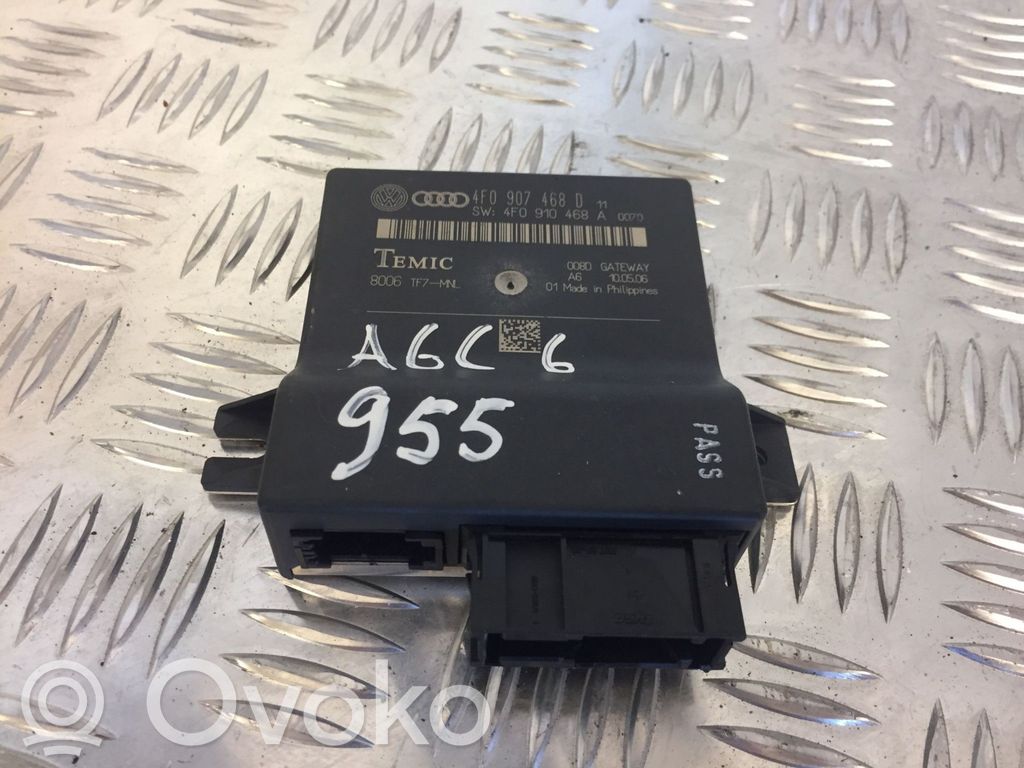 Audi A6 S6 C6 4F Gateway control module 