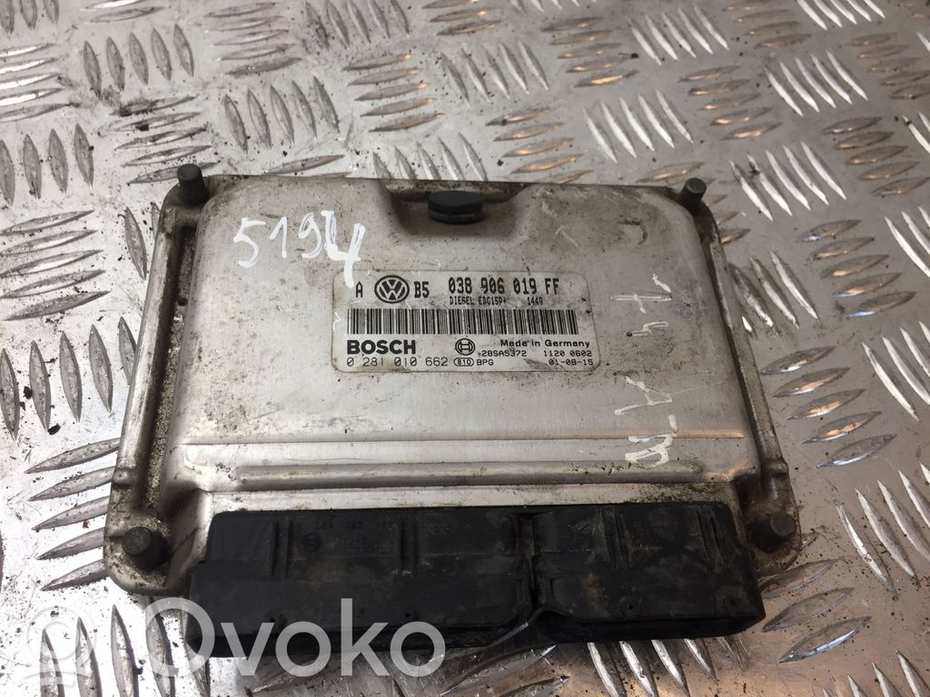 Sterownik / Moduł ECU   038906019FF,5194