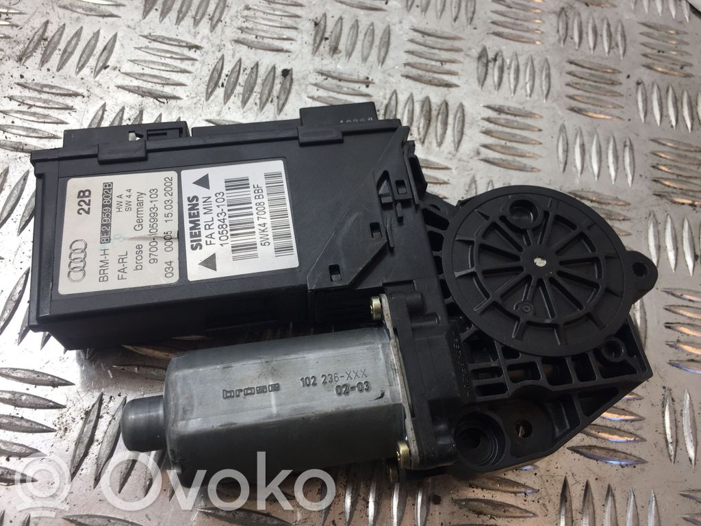 Audi A4 S4 B6 8E 8H Front door window regulator motor 
