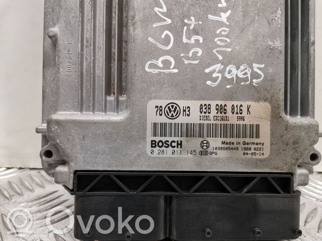 Volkswagen PASSAT B5.5 Engine control unit/module 
