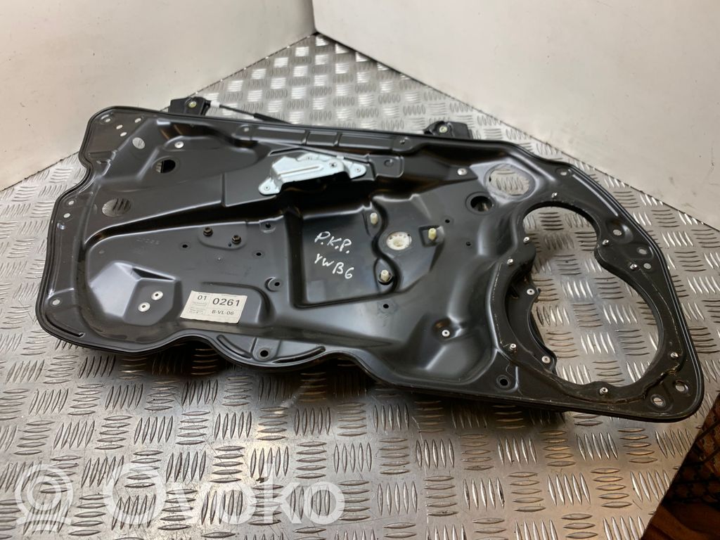 Volkswagen PASSAT B6 Mechanizm podnoszenia szyby przedniej bez silnika 