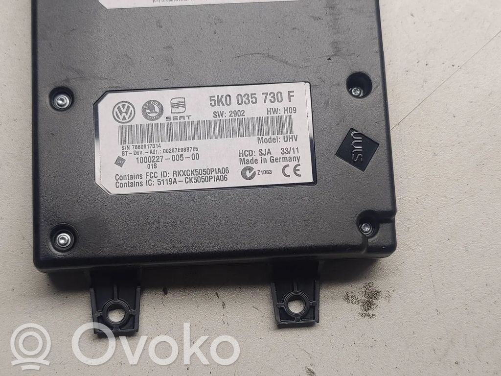 Volkswagen PASSAT B7 Bluetooth control unit module 
