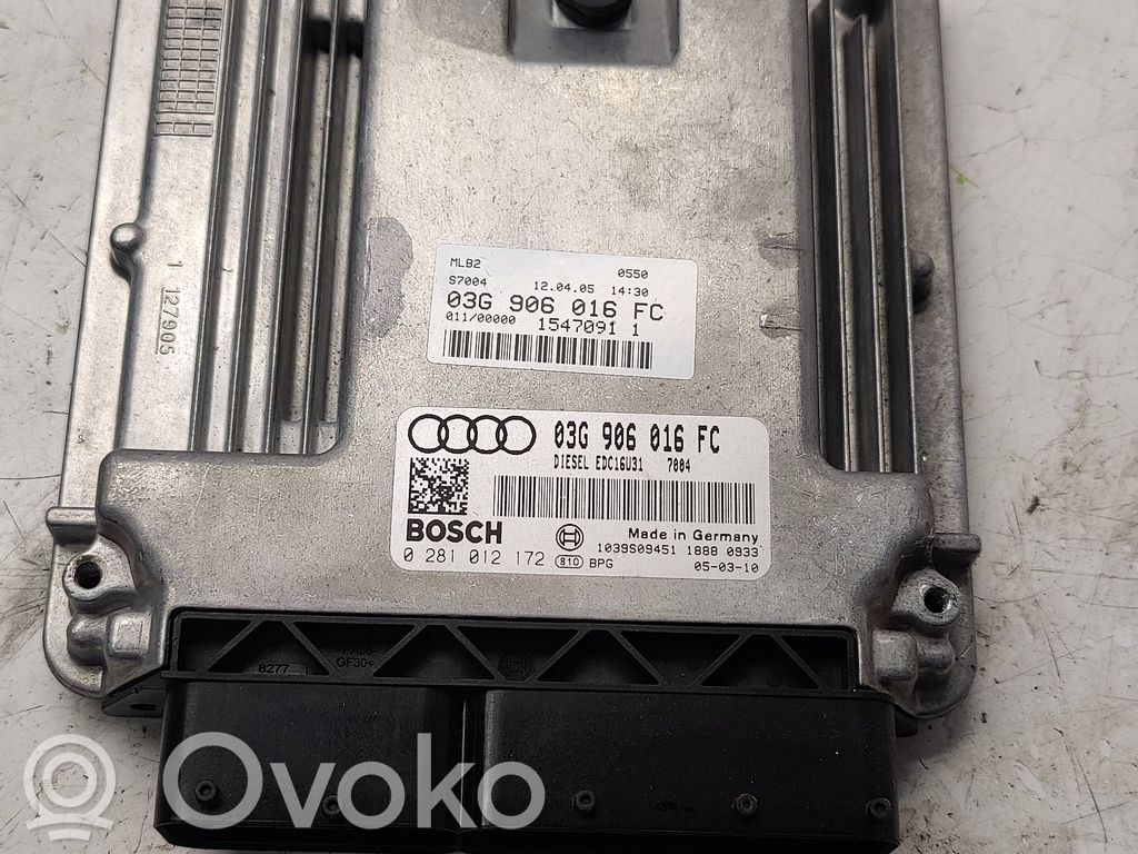 Audi A4 S4 B7 8E 8H Engine control unit/module 